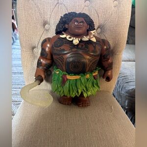 Disney MOANA MAUI 12" Electronic Action Talks Figure Doll.